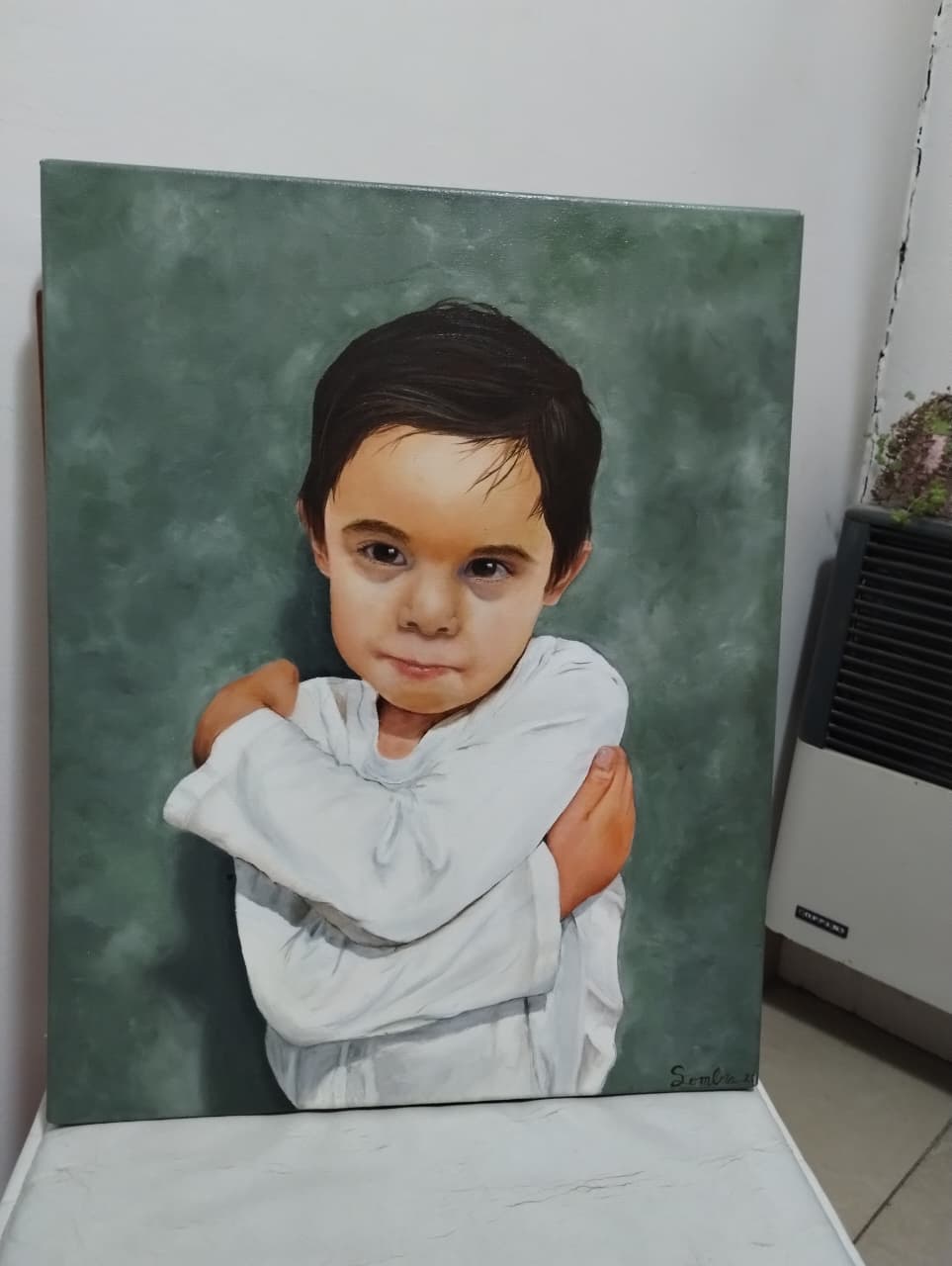 "Jeremías" óleo sobre lienzo 40x50 2020