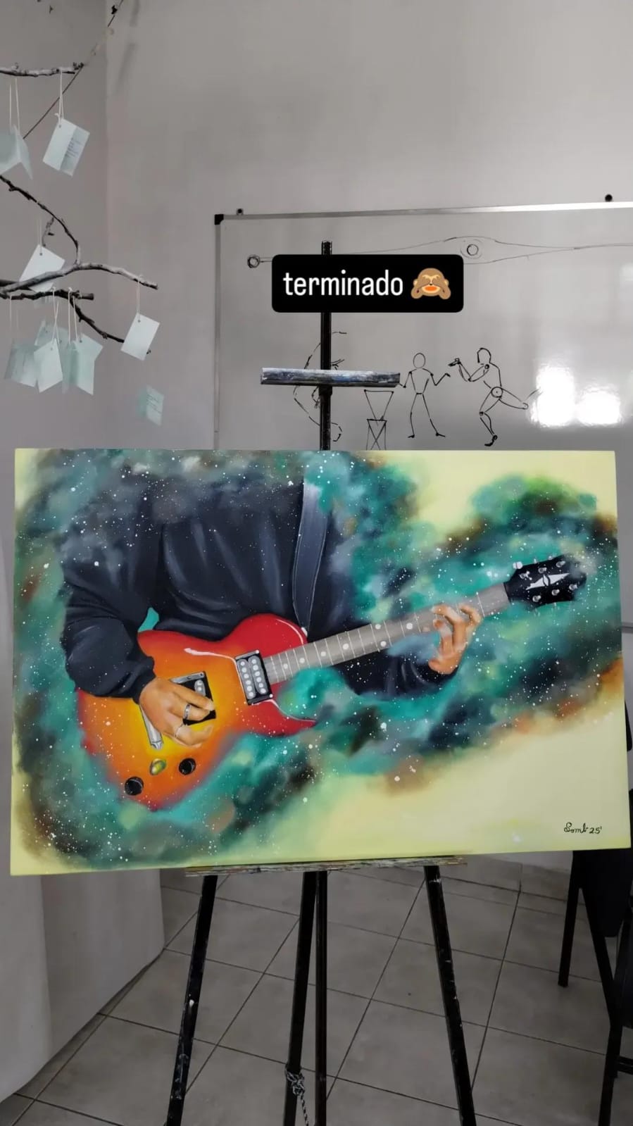 "Obra sin título 2" óleo sobre lienzo 60x90cm 2025